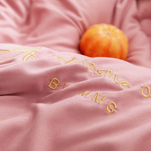 Brushed thermal Quilt Comforter - Pink