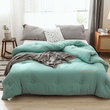 Load image into Gallery viewer, Brushed thermal Quilt Comforter - Mint