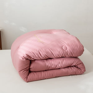 Brushed thermal Quilt Comforter - Pink