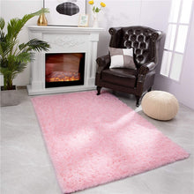 Load image into Gallery viewer, Fluffy Large Area Rug - Pink