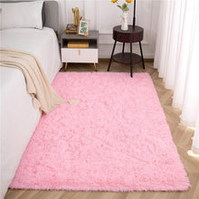Load image into Gallery viewer, Fluffy Large Area Rug - Pink