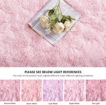 Load image into Gallery viewer, Fluffy Large Area Rug - Pink