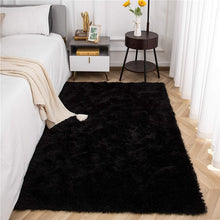 Load image into Gallery viewer, Fluffy Large Area Rug - Black