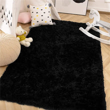 Load image into Gallery viewer, Fluffy Large Area Rug - Black