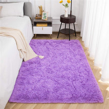 Load image into Gallery viewer, Fluffy Large Area Rug - Purple