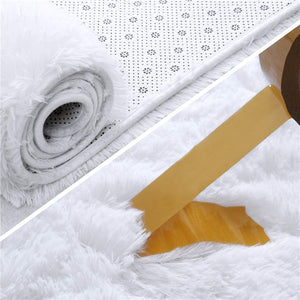 Fluffy Large Area Rug - White
