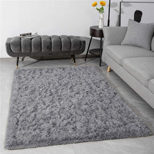 Load image into Gallery viewer, Fluffy Large Area Rug - Grey