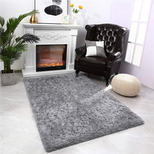 Load image into Gallery viewer, Fluffy Large Area Rug - Grey