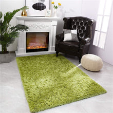 Load image into Gallery viewer, Fluffy Large Area Rug - Green