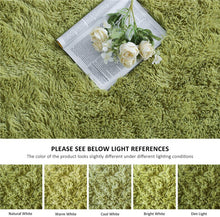 Load image into Gallery viewer, Fluffy Large Area Rug - Green