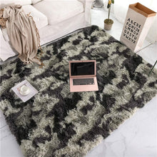 Load image into Gallery viewer, Fluffy Large Area Rug - Marble Grey