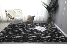 Load image into Gallery viewer, Fluffy Large Area Rug - Zebra
