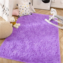 Load image into Gallery viewer, Fluffy Large Area Rug - Purple