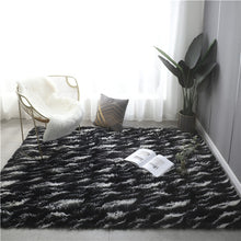 Load image into Gallery viewer, Fluffy Large Area Rug - Zebra
