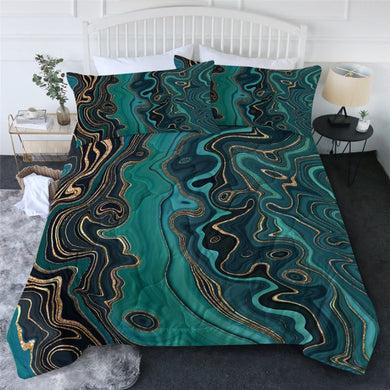 Marble Summer Comforter Coverlet
