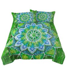Load image into Gallery viewer, Mandala Summer Comforter Coverlet - Green Life