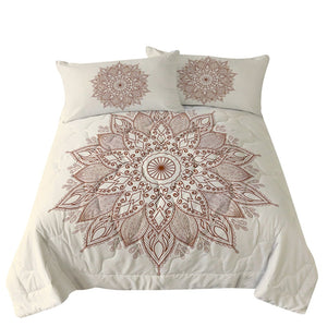 Mandala Summer Comforter Coverlet - Zen