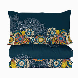 Mandala Summer Comforter Coverlet - Garden
