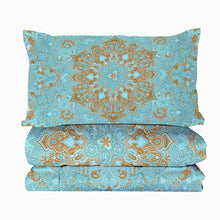 Load image into Gallery viewer, Mandala Summer Comforter Coverlet - Into the Blue