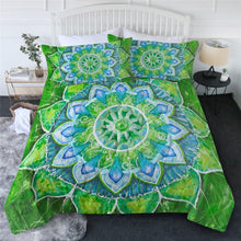 Load image into Gallery viewer, Mandala Summer Comforter Coverlet - Green Life