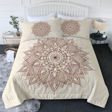 Mandala Summer Comforter Coverlet - Zen