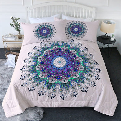 Mandala Summer Comforter Coverlet - Peace