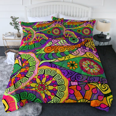 Mandala Summer Comforter Coverlet - Party