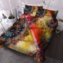 Load image into Gallery viewer, Mandala Quilt Cover Set - Fire