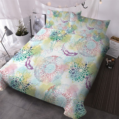 Mandala Quilt Cover Set - Circle of Life