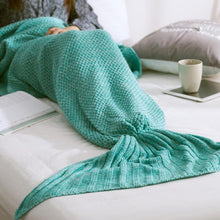 Load image into Gallery viewer, Mermaid Tail Blanket for Babies, Kids and Adults in 10 Colours
