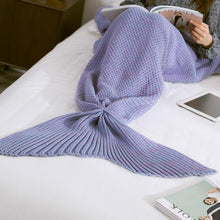 Load image into Gallery viewer, Mermaid Tail Blanket for Babies, Kids and Adults in 10 Colours
