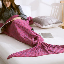 Load image into Gallery viewer, Mermaid Tail Blanket for Babies, Kids and Adults in 10 Colours