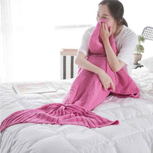 Load image into Gallery viewer, Mermaid Tail Blanket for Babies, Kids and Adults in 10 Colours
