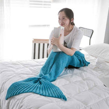 Load image into Gallery viewer, Mermaid Tail Blanket for Babies, Kids and Adults in 10 Colours