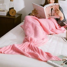 Load image into Gallery viewer, Mermaid Tail Blanket for Babies, Kids and Adults in 10 Colours