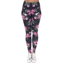 Load image into Gallery viewer, Retro Roses Leggings