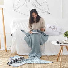 Load image into Gallery viewer, Mermaid Tail Blanket for Babies, Kids and Adults in 10 Colours
