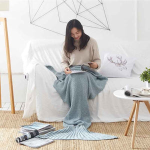 Mermaid Tail Blanket for Babies, Kids and Adults in 10 Colours
