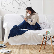 Load image into Gallery viewer, Mermaid Tail Blanket for Babies, Kids and Adults in 10 Colours