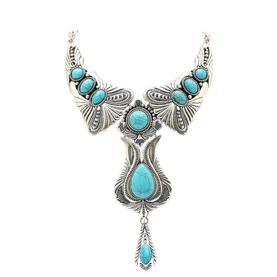 Turquoise Drop Necklace