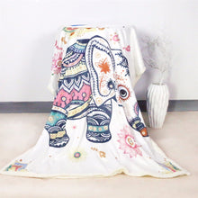 Load image into Gallery viewer, Happy Elephant Blanket Throw