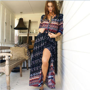 Boho Print Dress size M to XXXL