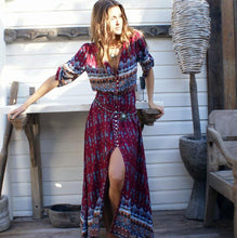 Load image into Gallery viewer, Boho Print Dress size M to XXXL