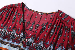 Boho Print Dress size M to XXXL