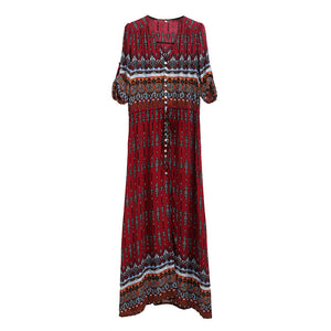 Boho Print Dress size M to XXXL