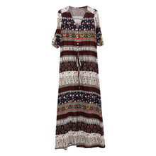 Load image into Gallery viewer, Boho Print Dress size M to XXXL