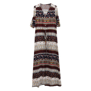 Boho Print Dress size M to XXXL