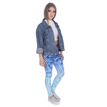 Load image into Gallery viewer, Blue Mandala Leggings