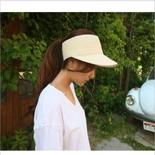 Load image into Gallery viewer, Visor Straw Hat