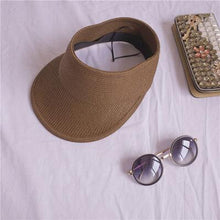 Load image into Gallery viewer, Visor Straw Hat